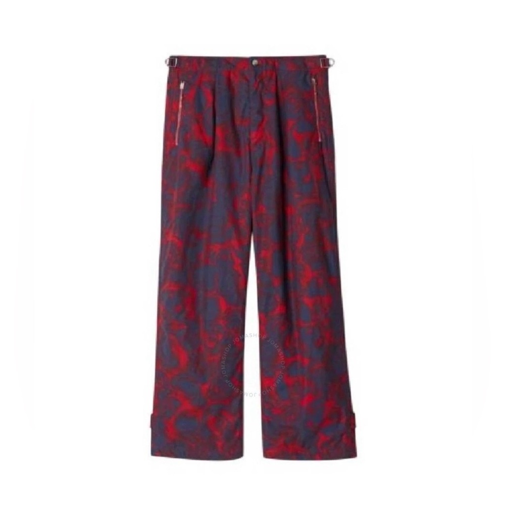 Burberry Pillar IP floral-print straight-leg trousers - Mens Size Small NWT